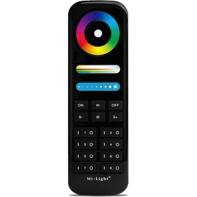 RF univerzální dálkový ovladač pro RGB+CCT černý