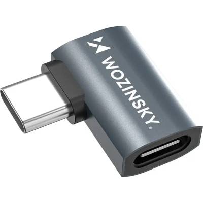 Wozinsky WPKB-01 USB-C - USB-C 40Gb/s 240W 8K OTG странично ъглов адаптер - сив (WPKB-01)