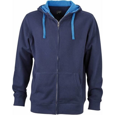Daiber JN 963 pánská mikina s kapucí navy/cobalt