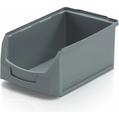 5 ks - Plastový zásobník 350x213x150 - sivá