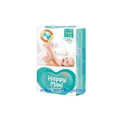 Happy Mimi Flexi Comfort Midi 3 4 – 9 kg 44 ks