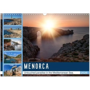Calvendo Menorca Untouched paradise in the Mediterranean Sea (Wall Calendar 2026 DIN A3 landscape), CALVENDO 12 Month Wall Calendar | Calvendo, Joana Kruse