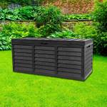 Serinova Градински сандък Serinova BSA1, 320 л, 117 × 54 × 51 см, черен