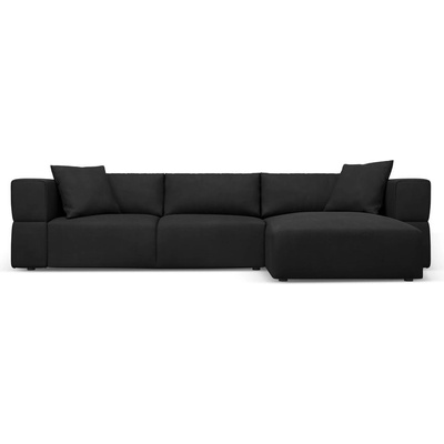 Milo Casa Черен ъглов диван, десен ъгъл Esther - Milo Casa (MIL_RC_143_F1_ESTHER8)