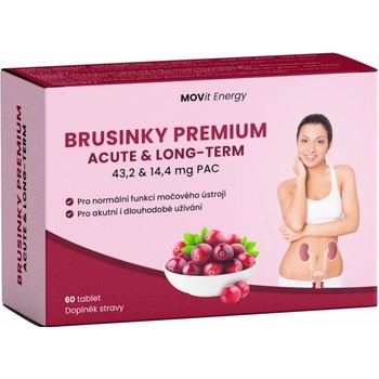 MOVIT ENERGY Brusinky Premium acute & long term 60 tablet