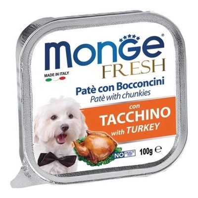 Monge Fresh Adult Dog kousky s krůtou 100 g – Zboží Mobilmania