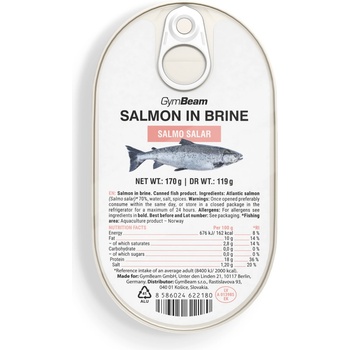 GymBeam Сьомга в саламура 170 g