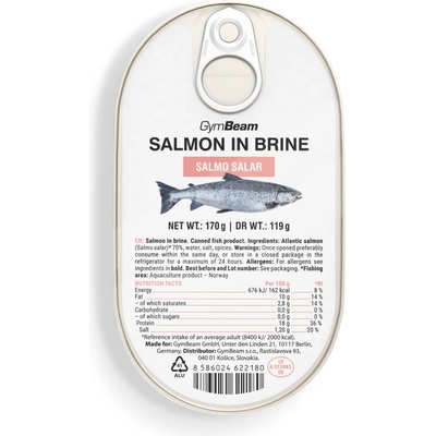 GymBeam Сьомга в саламура 170 g