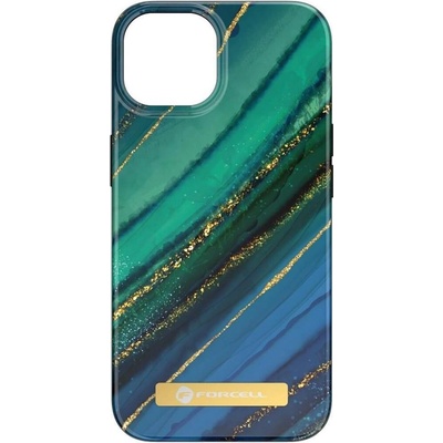 Forcell Magsafe Калъф за iPhone 14 Pro, Forcell F-Protect Mirage Jade Marble, Цветен (5903396266737)