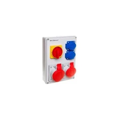 Elektromet Construction switchgear (1x 5P/16A 1x 5P/32A) /400V 2x 2P+Z/16A 250V RSK-1 940002