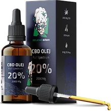 Zelená Bába CBD olej 20% 2000 mg 10 ml