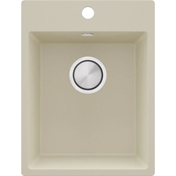 Твоят Стил Бежова кухненска гранитна мивка Рига 40 XL 380 x 500 мм