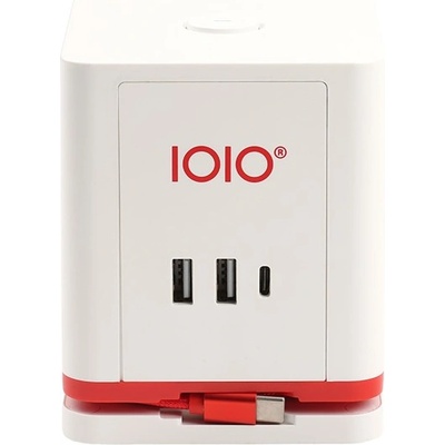 IOIO Кабелен удължител IOIO 3 гнезда 1, 5 м, 2xUSB-A, 1xUSB-C бял 41214 (41214)