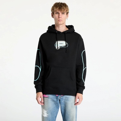 PLEASURES Pixel P Hoodie Black