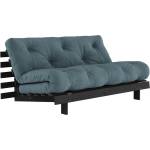 Karup Design Сгъваем диван в петролен цвят 160 cm Roots Black Night - Karup Design (123402757160)