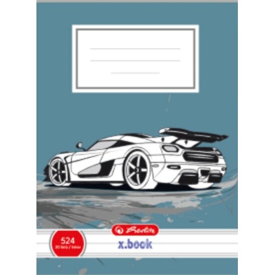 Herlitz Sešit A5 linkovaný 524 Sportovní auto