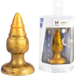  Фентъзи анален плъг, термореактивен ефект, 9, 2см. - SilexD Goldy Anal Plug (D-245456)