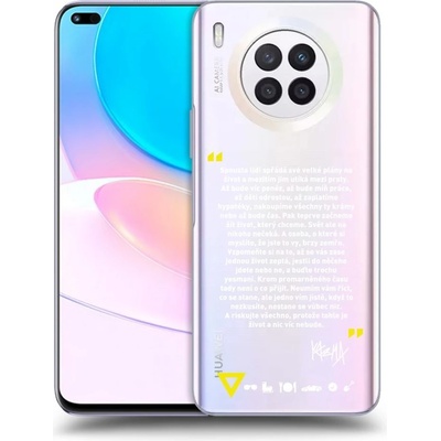 Púzdro Picasee silikónové Huawei Nova 8i - Kazma - BUĎTE TROCHU YESMANI čiré