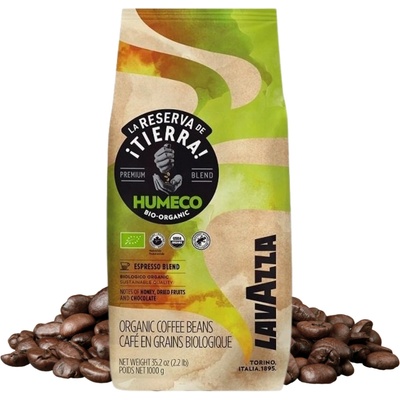 LAVAZZA Tierra BIO Organic Humeco кафе на зърна 1 кг