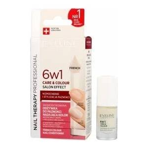 Eveline Cosmetics Nail Therapy Nourishing Varnish 6in1 Care & Colour French 5ml