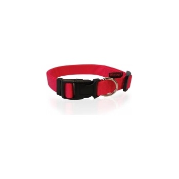 Pet Interest Dog Collar Plain M - Регулируем нашийник за кучета, 2 * 32-50 см. - червен