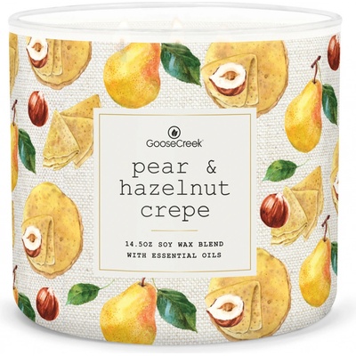 Goose Creek Candle Pear & Hazelnut Crepe 411 g
