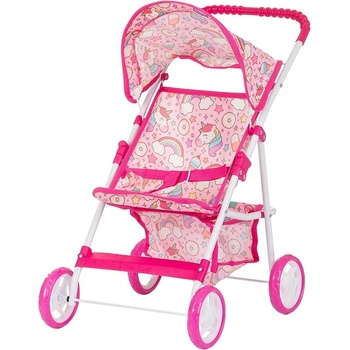 Chipolino Количка за кукли Chipolino - Алис, еднорог (KZKAL02404UN)