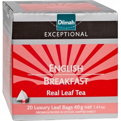 Čierny čaj Dilmah English Breakfast 20 vrecúšok pyramídka