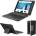TeckNet X370 Bluetooth Folio Universal Case - кейс, поставка и блутут клавиатура за устройства до 8 инча (черен)