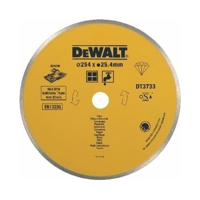 DeWALT DT3733 Diamantový kotouč pro řezačku D24000 na keramické obklady, 254 mm