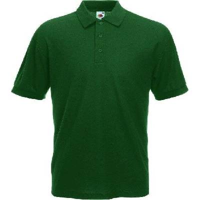 Fruit of the Loom pánská směsová polokošile lahvová F502 zelená