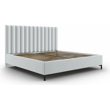 Mazzini Beds Casey s úložným priestorom s roštom Svetlosivá