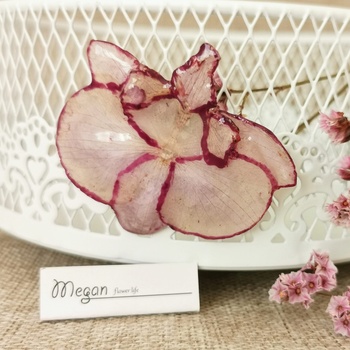 Meganflo Голяма брошка от розова орхидея