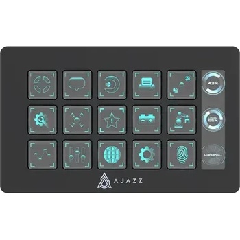 Image 1 of Ajazz стрийминг хъб/дек Streaming HUB AKP153E Black (AJ-AKP153E-BK)