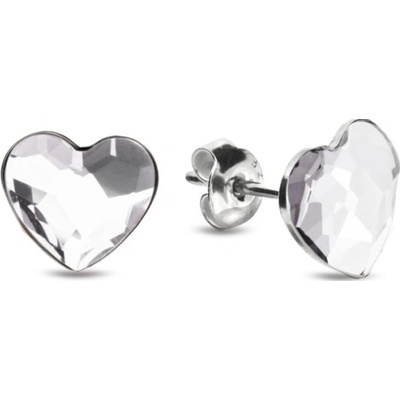 Spark čiré se Swarovski Elements Heart K2808C Krystal