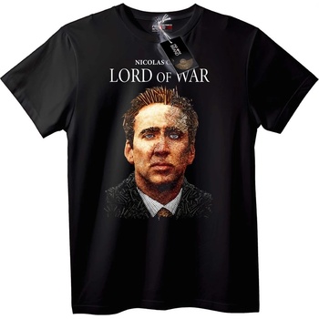 NOONEBRAND Тениска LORD OF WAR - Nicolas Cage - 7XL, White