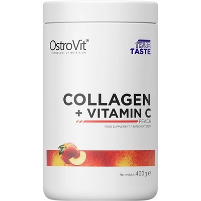 OstroVit Collagen + Vitamin C / Powder [400 грама] Праскова