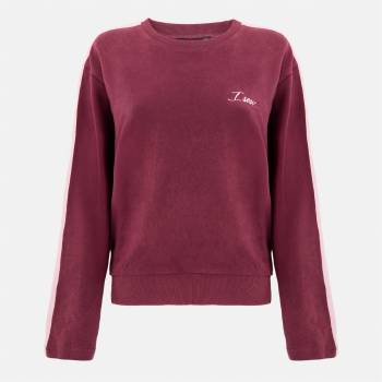 I Saw It First Блуза I Saw It First Side Stripe Sweatshirt - Burgundy