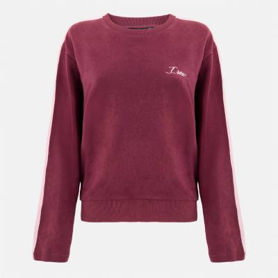 I Saw It First Блуза I Saw It First Side Stripe Sweatshirt - Burgundy