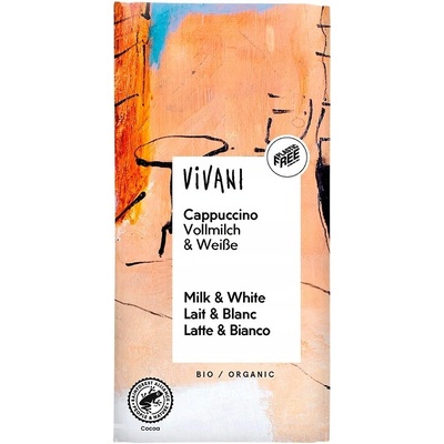 Vivani Čokoláda s príchuťou cappuccina Bio 100 g