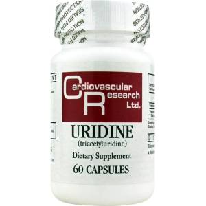 Ecological Formulas Uridine Triacetyluridine, 60 капсули, Ecological Formulas (03501 (URIDINE) EF)