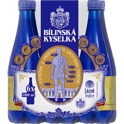 Bílinská kyselka 6 x 1000 ml