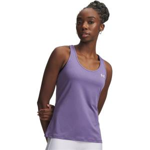 Under Armour Womens Tech Mesh Performance Gym Vest - Purple/White