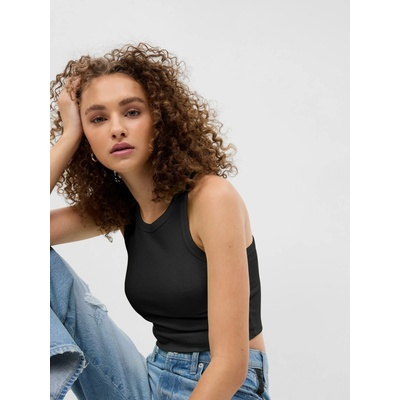GAP Tielkový crop top Čierna