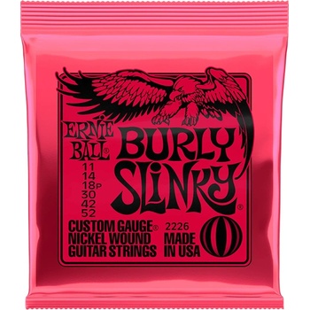 Ernie Ball 2226 Burly Slinky, Струни за електрическа китара 11-52 (Burly Slinky 11-52)