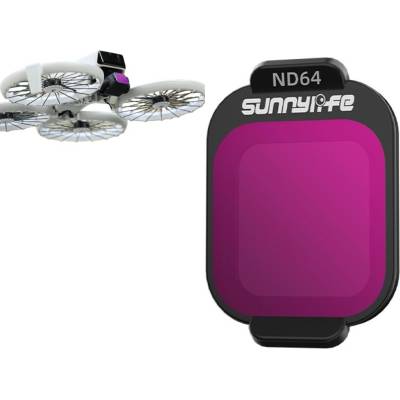 SunnyLife Celošedý filtr ND64 NDx64 pro dron DJI FLIP, pouzdro s filtrem / FI962-64