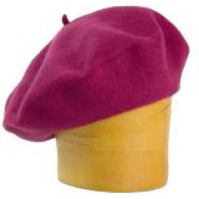 Karpet dámský baret vlněný fuchsie