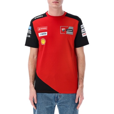 Triko Team Ducati Corse červená černá