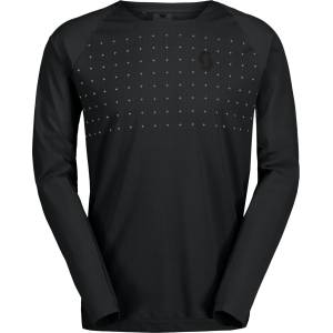Scott Мъжка фланелка с дълъг ръкав за колоездене Scott Tee Trail Vertic Pro L/S Cycling jersey - Black (056-3348-0314)