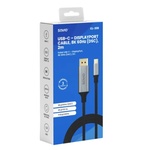 SAVIO CL-208 черен 2 м USB 3.1 Type-C - DisplayPort 1.4 кабел (CL-208)